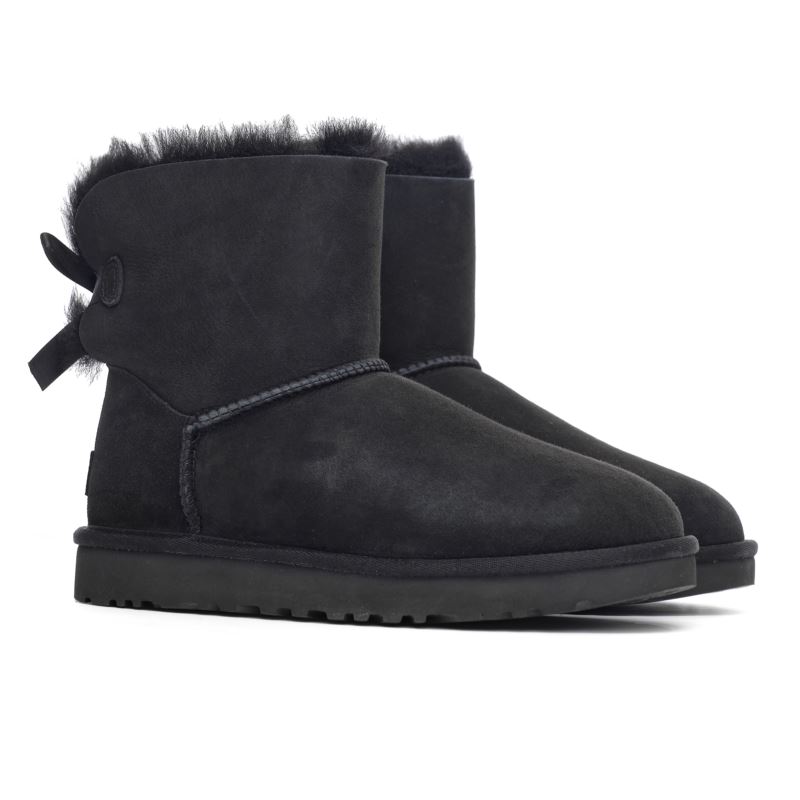 UGG MINI BAILEY BOW II 1016501 BLK UGG MINI BAILEY BOW II 1016501 BLK
