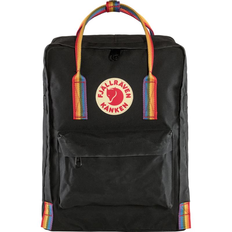 Fjallraven Kanken Rainbow Black-Rain 23620-550-907