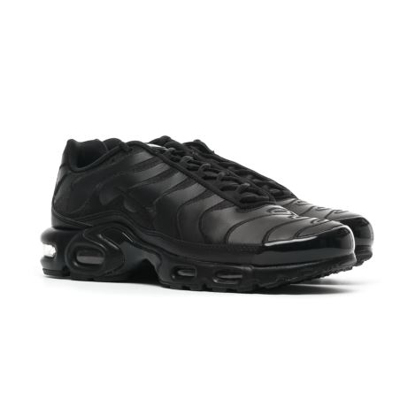 Nike AIR MAX PLUS BLACK LEATHER AJ2029-001