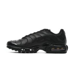 Nike AIR MAX PLUS BLACK LEATHER AJ2029-001