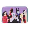 Loungefly DISNEY VILLAINS COLOR BLOCK ZIP WALLET