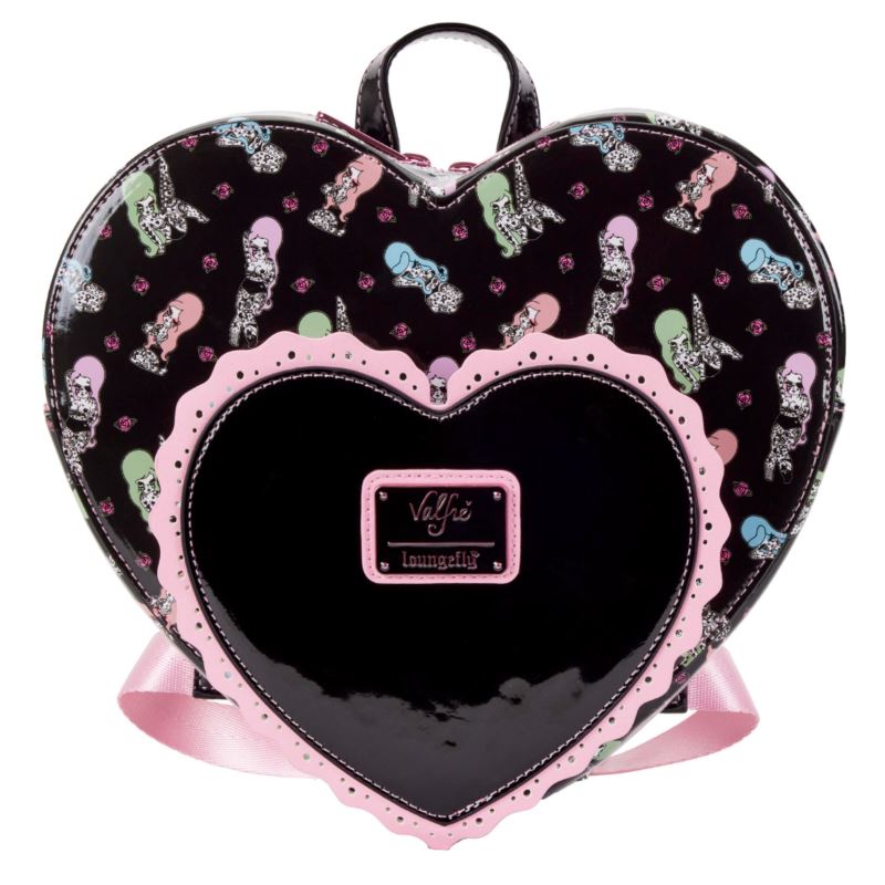 Loungefly VARE DOUBLE HEART MINI BACKPACK Loungefly VARE DOUBLE HEART MINI BACKPACK