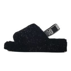 UGG FLUFF YEAH MET.SPARKLE BLACK W 1125232-BLK