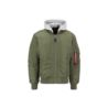 Alpha Industries MA-1 ZH Back EMB 138105-01 Alpha Industries MA-1 ZH Back EMB 138105-01