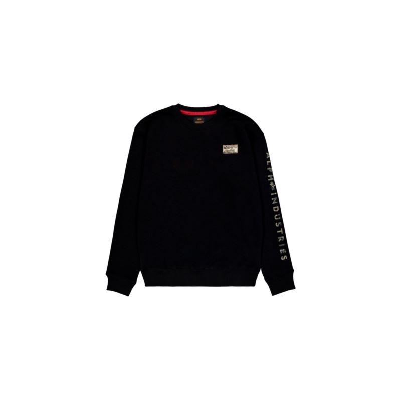 Alpha Industries Camo Sleeve Crewneck 156306-03