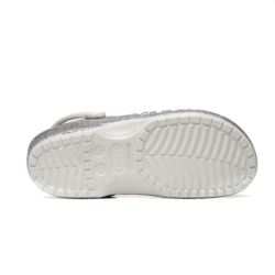 Crocs Baya Glitter Clog Silver Glitter 205925-0IC