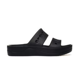 Crocs Baya Platform Sandal Black 208188-001