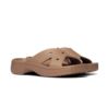 Crocs WOMENS CROSS STRAP Milk Chocolate 210840-2JJ Crocs WOMENS CROSS STRAP Milk Chocolate 210840-2JJ