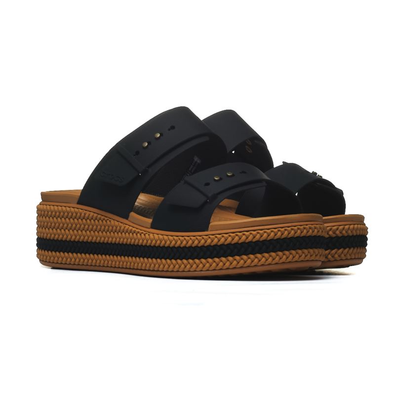 Crocs Brooklyn Woven Buckle 209978-001 Crocs Brooklyn Woven Buckle 209978-001