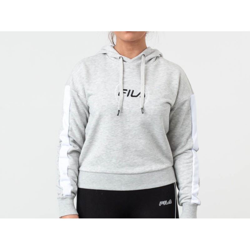 FILA WOMEN RIVA LONG SLEEVE HOODY 687076-B13 FILA WOMEN RIVA LONG SLEEVE HOODY 687076-B13